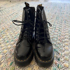 Dr. Martens Jadon Boots Smooth Leather Platforms (Like New)